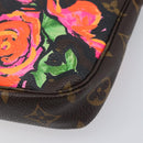 LOUIS VUITTON Monogram Rose Pochette Accessoires Pouch M48615 LV Auth ep16519V-10