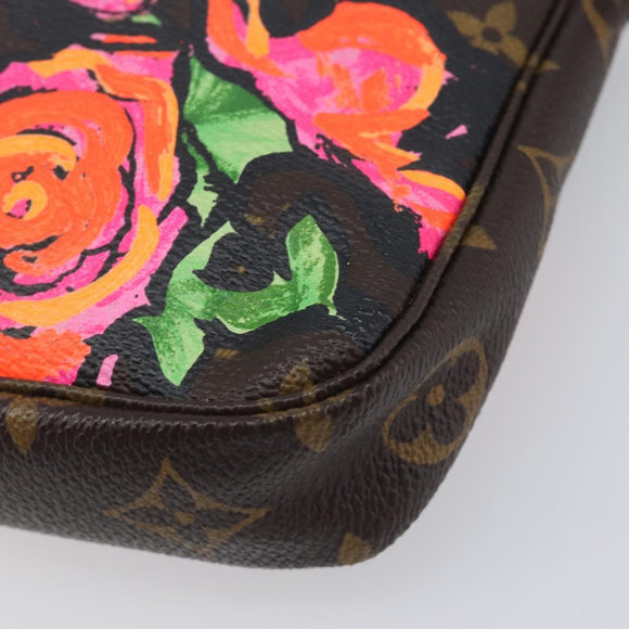 LOUIS VUITTON Monogram Rose Pochette Accessoires Pouch M48615 LV Auth ep16519V
