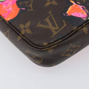 LOUIS VUITTON Monogram Rose Pochette Accessoires Pouch M48615 LV Auth ep16519V-11