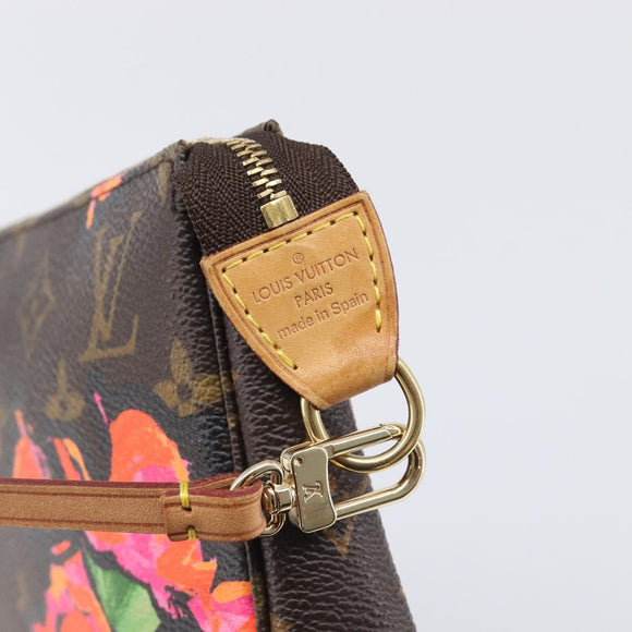 LOUIS VUITTON Monogram Rose Pochette Accessoires Pouch M48615 LV Auth ep16519V