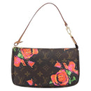 LOUIS VUITTON Monogram Rose Pochette Accessoires Pouch M48615 LV Auth ep16519V-2