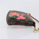 LOUIS VUITTON Monogram Rose Pochette Accessoires Pouch M48615 LV Auth ep16519V-4