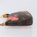 LOUIS VUITTON Monogram Rose Pochette Accessoires Pouch M48615 LV Auth ep16519V-5