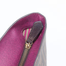 FENDI Zucca Canvas Tote Bag PVC Black Brown Auth ep16520A-20