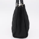 GUCCI Bamboo Tote Bag Nylon Black Silver 002 1016 Auth ep16523-4
