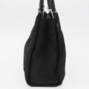 GUCCI Bamboo Tote Bag Nylon Black Silver 002 1016 Auth ep16523-5