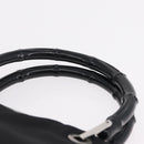GUCCI Bamboo Tote Bag Nylon Black Silver 002 1016 Auth ep16523-8