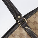 GUCCI GG Crystal Tote Bag Outlet Beige Gold 265695 Auth ep16526A-15
