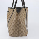 GUCCI GG Crystal Tote Bag Outlet Beige Gold 265695 Auth ep16526A-4