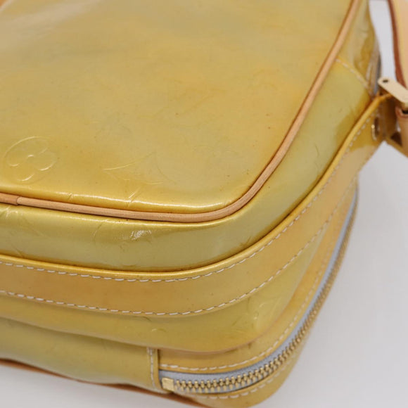 LOUIS VUITTON Monogram Vernis Wooster Shoulder Bag Gris M91036 LV Auth ep16527A