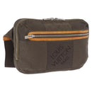 LOUIS VUITTON Damier Geant Arche Waist Bag Khaki M93022 LV Auth ep16529-1