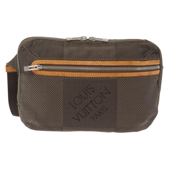LOUIS VUITTON Damier Geant Arche Waist Bag Khaki M93022 LV Auth ep16529