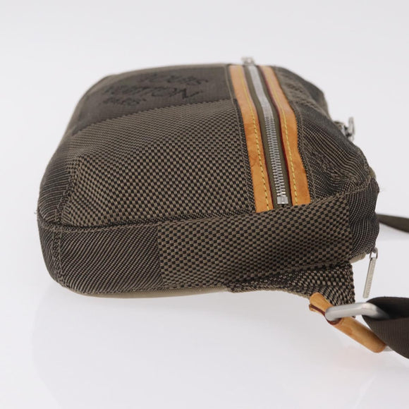 LOUIS VUITTON Damier Geant Arche Waist Bag Khaki M93022 LV Auth ep16529