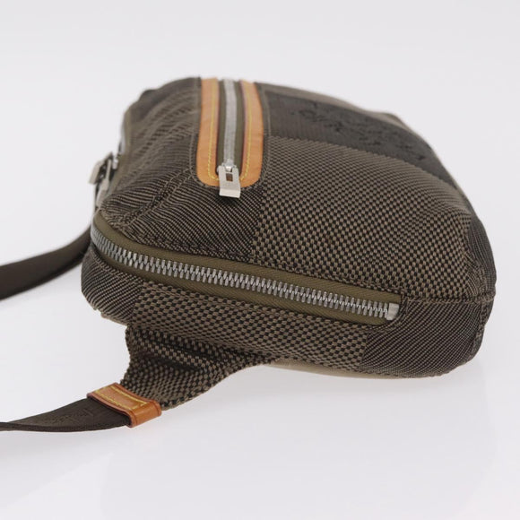 LOUIS VUITTON Damier Geant Arche Waist Bag Khaki M93022 LV Auth ep16529