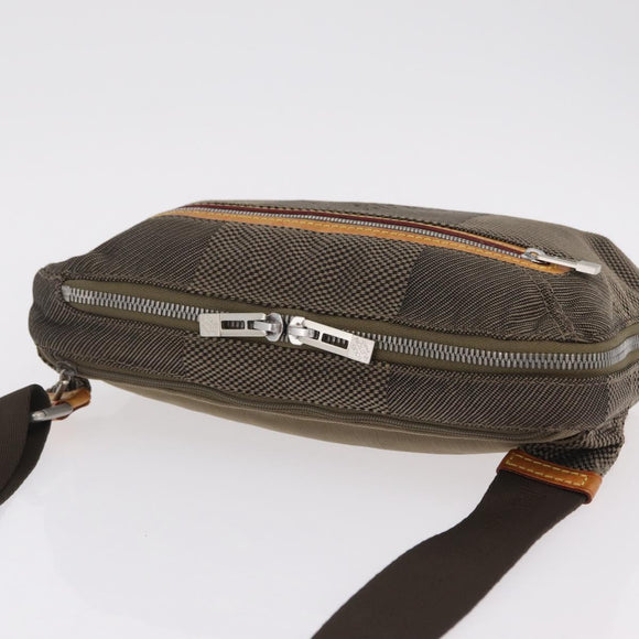 LOUIS VUITTON Damier Geant Arche Waist Bag Khaki M93022 LV Auth ep16529