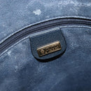 GUCCI GG Supreme Tote Bag PVC Navy Gold 002 123 0093 Auth ep16531-19