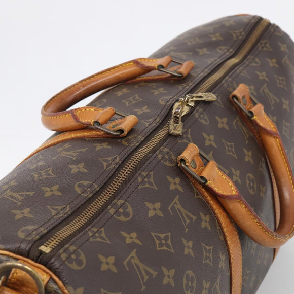 LOUIS VUITTON Monogram Keepall Bandouliere 50 Boston Bag M41416 LV Auth ep16532