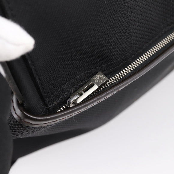 LOUIS VUITTON Damier Geant Petite Message Bag Black M93618 LV Auth ep16537