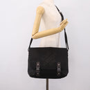 LOUIS VUITTON Damier Geant Petite Message Bag Black M93618 LV Auth ep16537-24