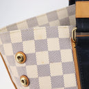 LOUIS VUITTON Damier Azur Plan Soleil Cabas PM Tote Bag N41179 LV Auth ep16538V-21
