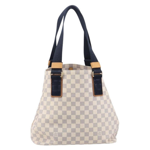 LOUIS VUITTON Damier Azur Plan Soleil Cabas PM Tote Bag N41179 LV Auth ep16538V