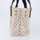 LOUIS VUITTON Damier Azur Plan Soleil Cabas PM Tote Bag N41179 LV Auth ep16538V-3