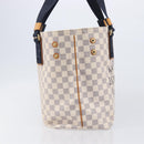 LOUIS VUITTON Damier Azur Plan Soleil Cabas PM Tote Bag N41179 LV Auth ep16538V-4