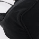 FENDI Hand Bag Cotton Jersey Black Silver Auth ep16540-15
