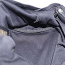 FENDI Hand Bag Cotton Jersey Black Silver Auth ep16540-19