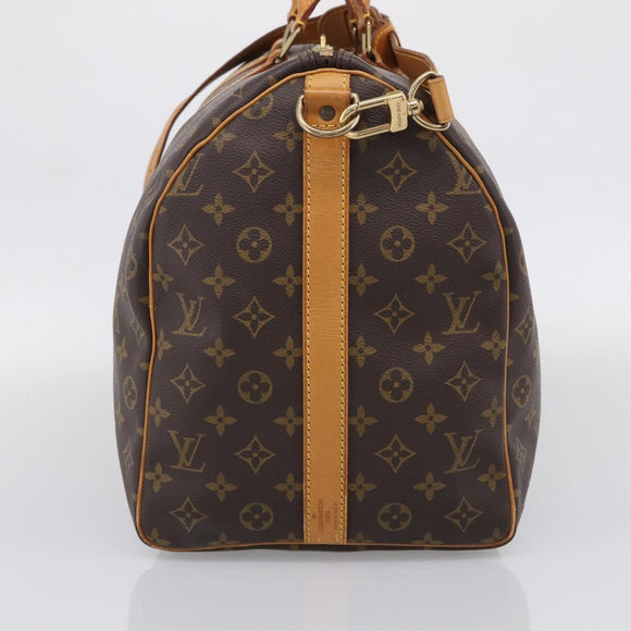 LOUIS VUITTON Monogram Keepall Bandouliere 50 Boston Bag M41416 LV Auth ep16541A