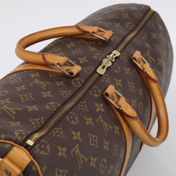 LOUIS VUITTON Monogram Keepall Bandouliere 50 Boston Bag M41416 LV Auth ep16541A