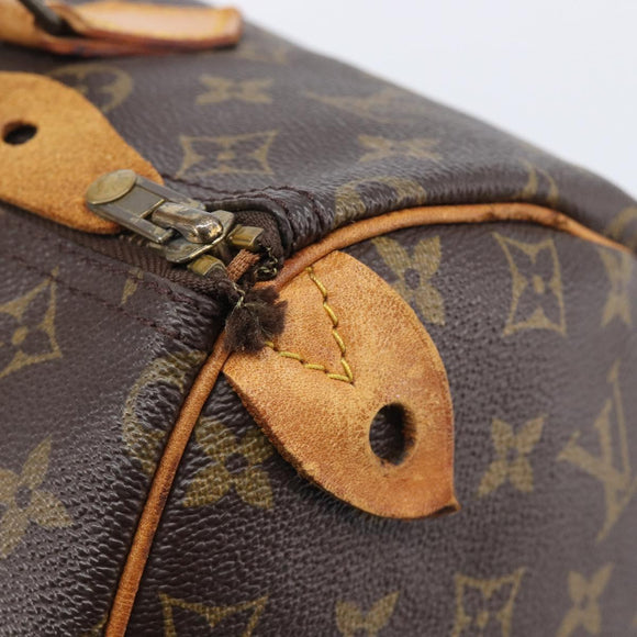 LOUIS VUITTON Monogram Speedy 30 Hand Bag M41526 LV Auth ep16542