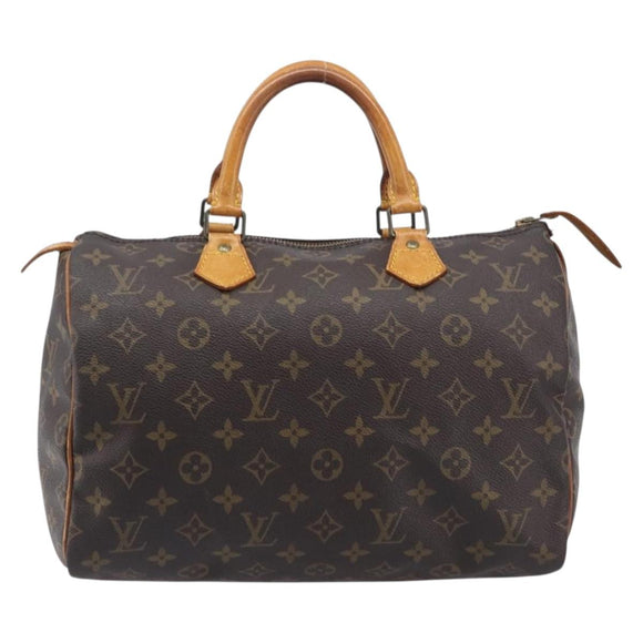 LOUIS VUITTON Monogram Speedy 30 Hand Bag M41526 LV Auth ep16542