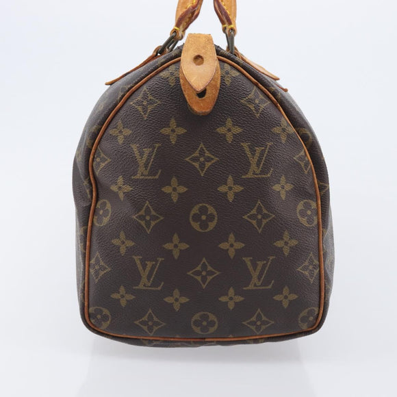 LOUIS VUITTON Monogram Speedy 30 Hand Bag M41526 LV Auth ep16542
