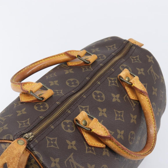 LOUIS VUITTON Monogram Speedy 30 Hand Bag M41526 LV Auth ep16542