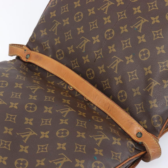 LOUIS VUITTON Monogram Saumur 35 Shoulder Bag M42254 LV Auth ep16543