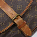 LOUIS VUITTON Monogram Saumur 35 Shoulder Bag M42254 LV Auth ep16543-32