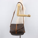 LOUIS VUITTON Monogram Saumur 35 Shoulder Bag M42254 LV Auth ep16543-36