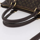 LOUIS VUITTON Monogram Mini Lin Buzasu Anjoul Bag Ebene M95617 LV Auth ep16544-8
