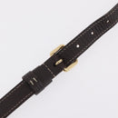 LOUIS VUITTON Monogram Mini Lin Buzasu Anjoul Bag Ebene M95617 LV Auth ep16544-19