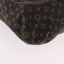 LOUIS VUITTON Monogram Mini Lin Buzasu Anjoul Bag Ebene M95617 LV Auth ep16544-21