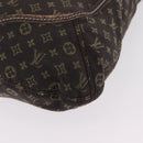 LOUIS VUITTON Monogram Mini Lin Buzasu Anjoul Bag Ebene M95617 LV Auth ep16544-22