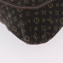 LOUIS VUITTON Monogram Mini Lin Buzasu Anjoul Bag Ebene M95617 LV Auth ep16544-23
