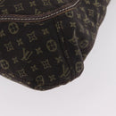 LOUIS VUITTON Monogram Mini Lin Buzasu Anjoul Bag Ebene M95617 LV Auth ep16544-24