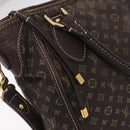 LOUIS VUITTON Monogram Mini Lin Buzasu Anjoul Bag Ebene M95617 LV Auth ep16544-25