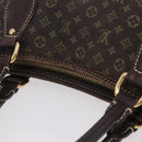 LOUIS VUITTON Monogram Mini Lin Buzasu Anjoul Bag Ebene M95617 LV Auth ep16544-15