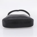 GUCCI Bamboo Hand Bag Leather 2way Black Gold 001 1014 1577 Auth ep16545-5