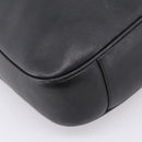 GUCCI Bamboo Hand Bag Leather 2way Black Gold 001 1014 1577 Auth ep16545-16