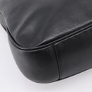 GUCCI Bamboo Hand Bag Leather 2way Black Gold 001 1014 1577 Auth ep16545-18