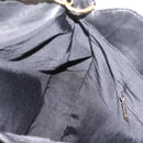 GUCCI Bamboo Hand Bag Leather 2way Black Gold 001 1014 1577 Auth ep16545-20